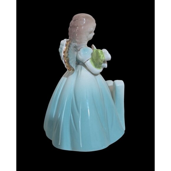 Vintage Josef Originals Age 16 Angel Girl Figurine With Flowers Birthday 5.5" - Picture 2 of 6